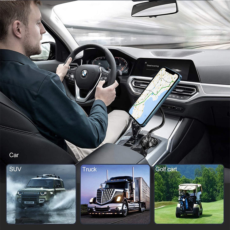 L12 Magsafe Car Cup Holder Mount for iPhone