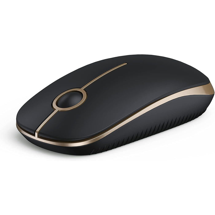 RAUGEE Wireless Mouse 2.4G Slim Portable Computer Mice with Nano Receiver for Notebook, PC, Laptop, Computer