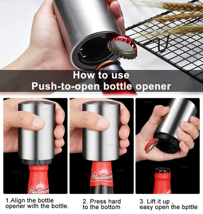 Beer Bottle Opener Automatic Cap Open