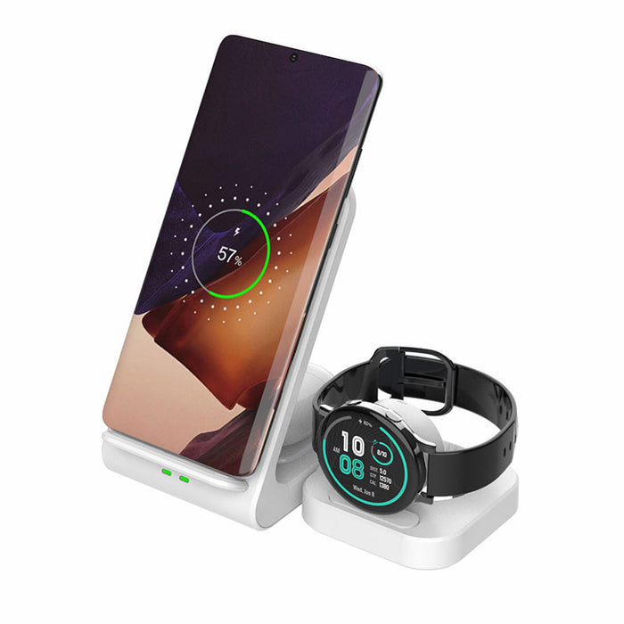 3 in 1 Fast Wireless Charger Fast Charging Station for Samsung and Galaxy Watch 4/3/Active 2/1/LTE