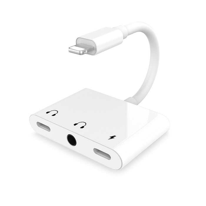 Blitz auf 3,5 mm Kopfhöreranschlussadapter für iPhone Splitter Ladegerät und Kopfhöreradapter