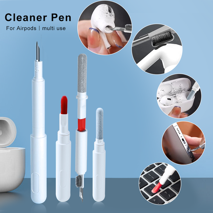 Cleaner Kit Tool for Airpods Pro 1/2/3 Earbud Cleaning Kit Pen with Soft Brush