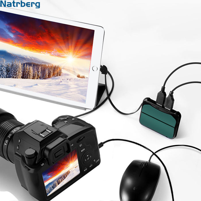 Adaptateur de caméra Lightning vers USB pour iPhone/iPad Kit de connexion OTG femelle Lightning vers USB 3.0