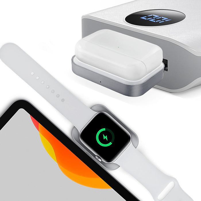 Portable Magnetic Wireless Charger for Apple Watch 7/6/5/4/3/2/1 and Airpods 2 3 Pro