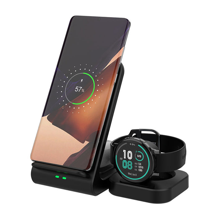 3 in 1 Fast Wireless Charger Fast Charging Station for Samsung and Galaxy Watch 4/3/Active 2/1/LTE