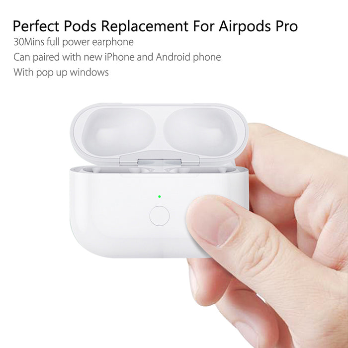 Charging Case For Airpods Pro Replacement Qi Wireless Bluetooth 660Mah Battery with Pairing Sync Button