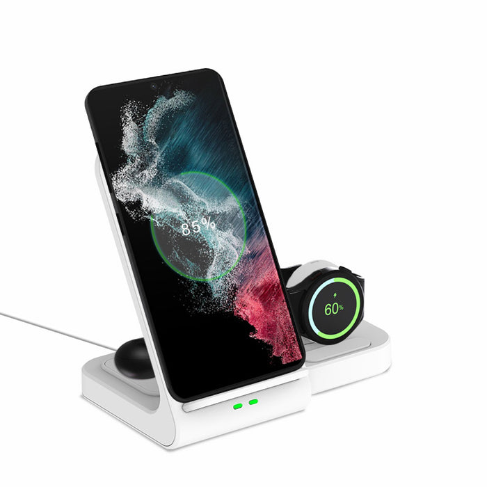 3 in 1 Fast Wireless Charger Fast Charging Station for Samsung and Galaxy Watch 4/3/Active 2/1/LTE