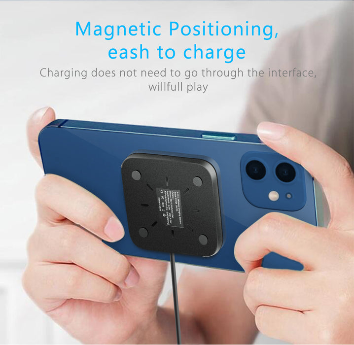4 in 1 Magnetic Wireless Charger Dock Station for iPhone 12 Apple Watch Airpods Pro