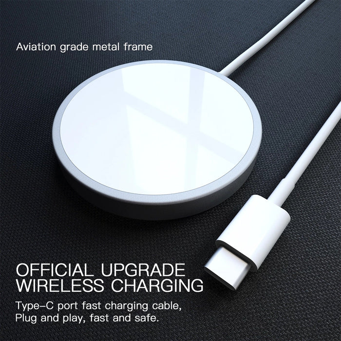 Magsafe Wireless Charger 15W Magnetic Charging Pad For iPhone 12/13 Mini Pro Max